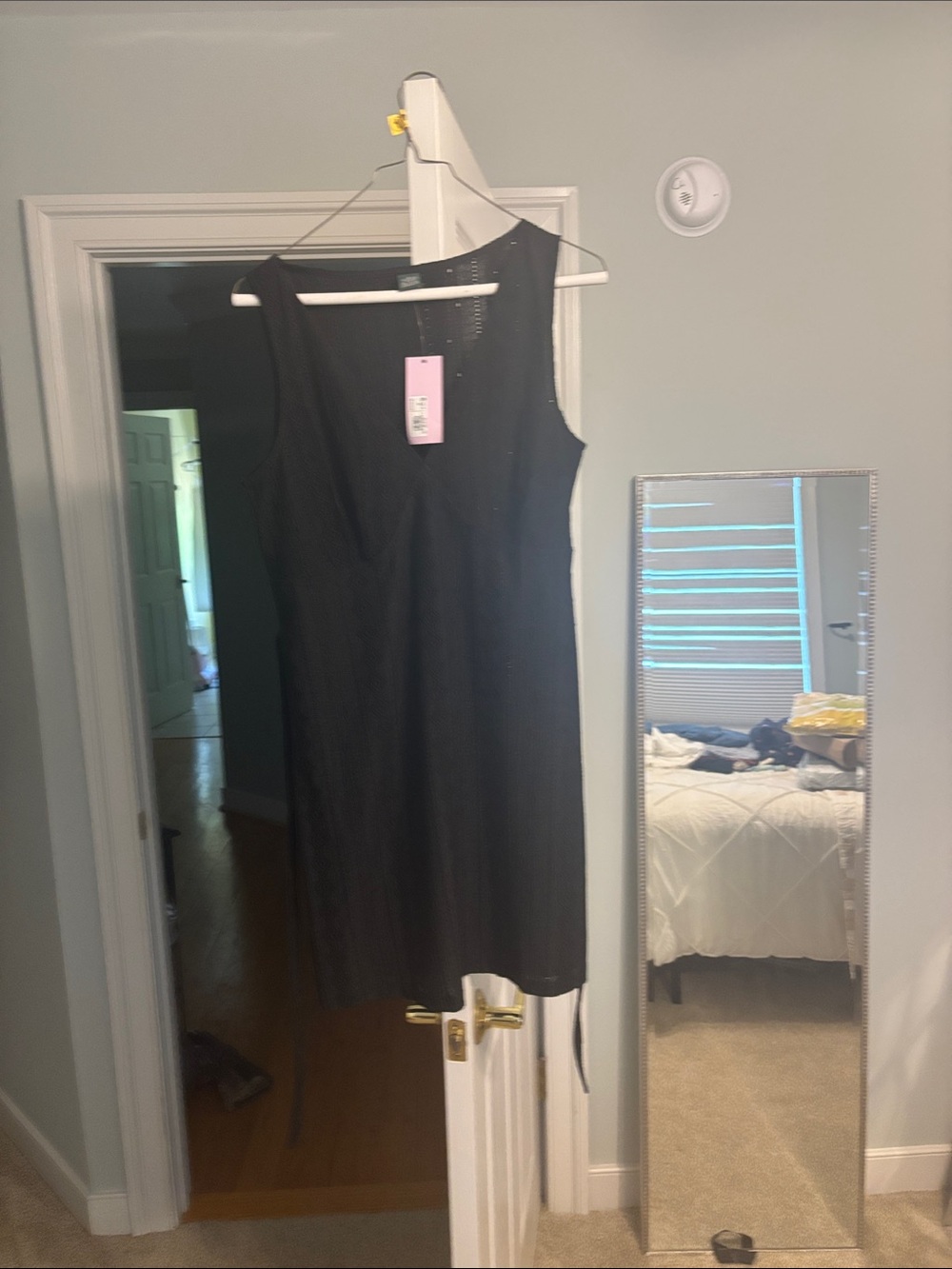 Classic Black Sleeveless V-Neck Dress new with tags
